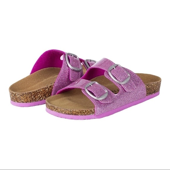 Barbicore Glitter Jelly Slide Sandals Women’s Size 11 Raspberry Glitter … - Picture 4 of 5